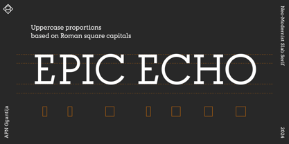 APN Ggantija Font Poster 12