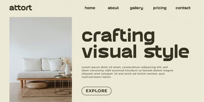 Attort Font Poster 3