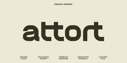 Attort Font Poster 1