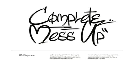 Festagsia Font Poster 4