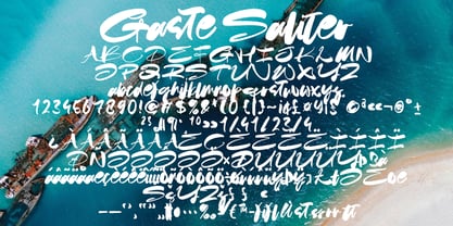 Gaste Saliter Font Poster 2