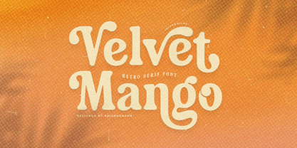 Velvet Mango Font Poster 1