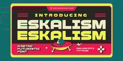 Cook Eskalism Font Poster 1