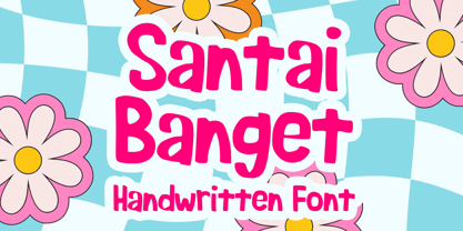 Santai Banget Font Poster 1