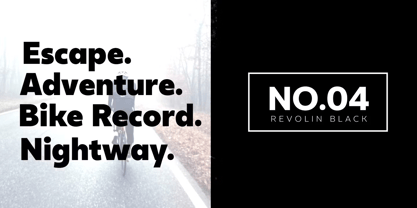 Revolin Font Poster 8