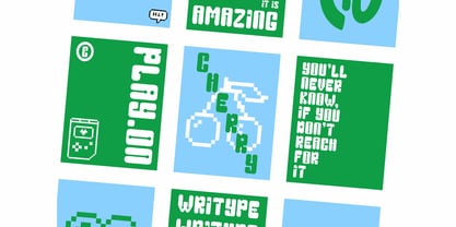 WR Analog Future Font Poster 7