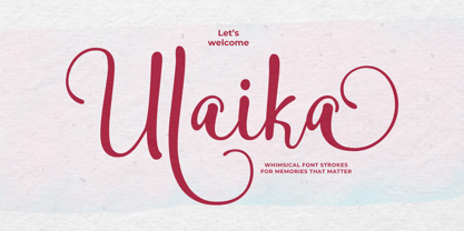 Ulaika Font Poster 1