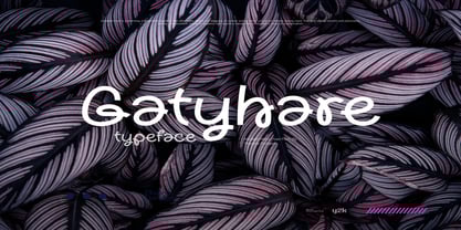 Gatyhare Font Poster 1