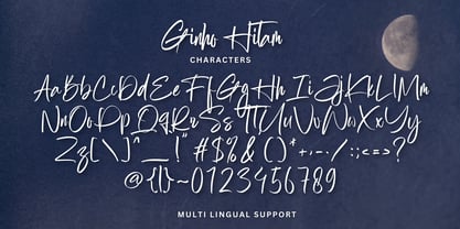 Ginho Hitam Font Poster 10