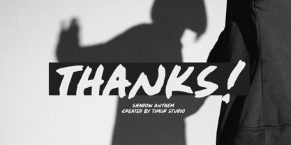 Shadow Anthem Font Poster 7