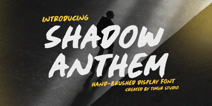 Shadow Anthem Font Poster 1