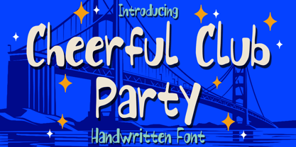 Cheerful Club Party Font Poster 1