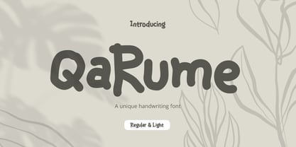 Qarume Font Poster 1