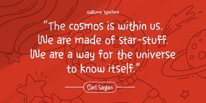 Qarume Font Poster 5