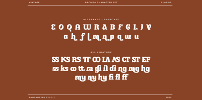 Recilda Font Poster 15