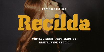 Recilda Font Poster 1