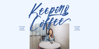 Vichellen Jordan Font Poster 2