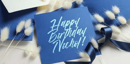 Vichellen Jordan Font Poster 4