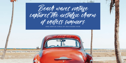 Vichellen Jordan Font Poster 10