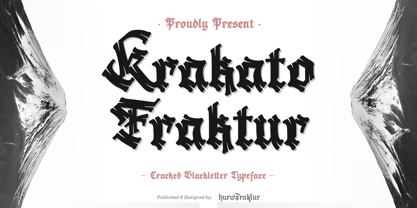 Krakato Fraktur Font Poster 1