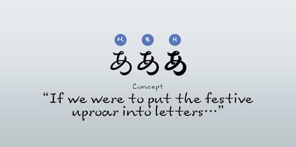 Happi Kana Font Poster 2