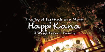 Happi Kana Font Poster 1