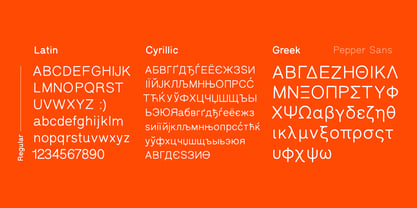 Pepper Sans Font Poster 14