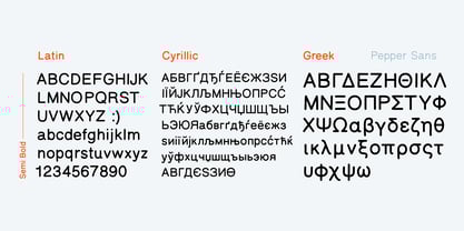 Pepper Sans Font Poster 15