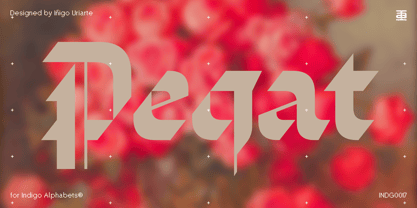 INDG Peqat Font Poster 1