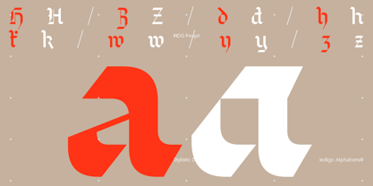 INDG Peqat Font Poster 8