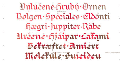 INDG Peqat Font Poster 4