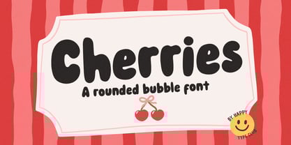 Cherries Font Poster 1