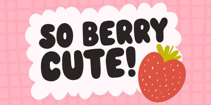Cherries Font Poster 2