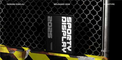 Gerion Font Poster 10