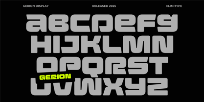 Gerion Font Poster 5