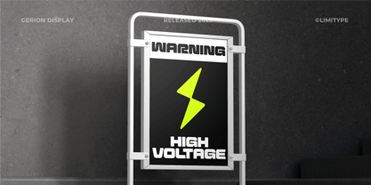 Gerion Font Poster 9