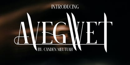 Avegwet Font Poster 1