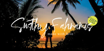 Susthy Fahramis Font Poster 1