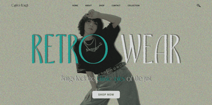 Capires Rough Font Poster 3