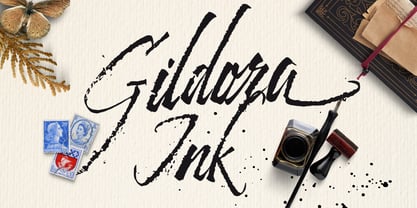 Gildora Ink Font Poster 1