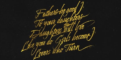 Gildora Ink Font Poster 2