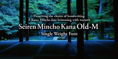 Seimin Kana Old Font Poster 1