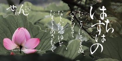 Seimin Kana Old Font Poster 5