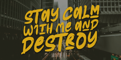 Nick Hustle Font Poster 5