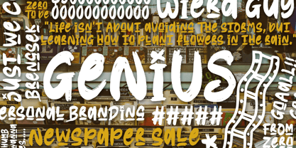 Nick Hustle Font Poster 3