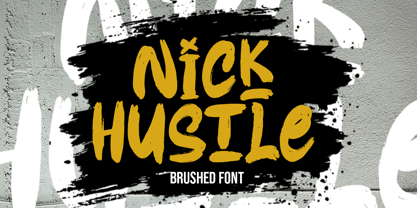 Nick Hustle Font Poster 1