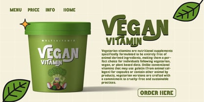 Never Holiday Font Poster 7