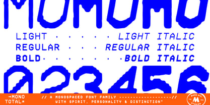 Mono Total Font Poster 12
