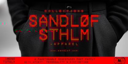 Mono Total Font Poster 7