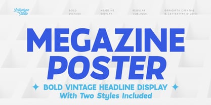 Megazine Poster Font Poster 1